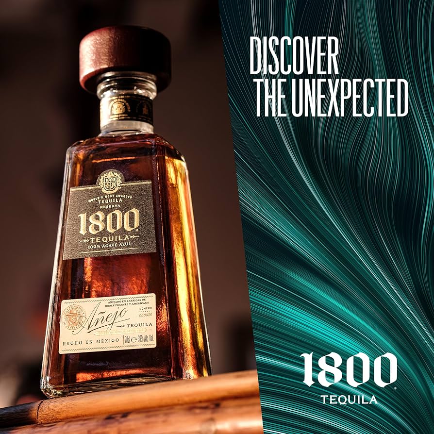 1800 Tequila Anejo 100% Agave 70 cl